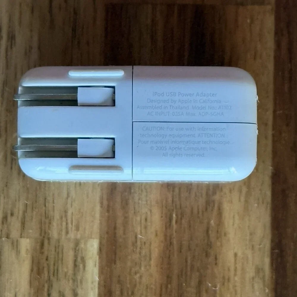 OEM Apple iPod USB Power Adapter Model A1102 For‎ iPod
